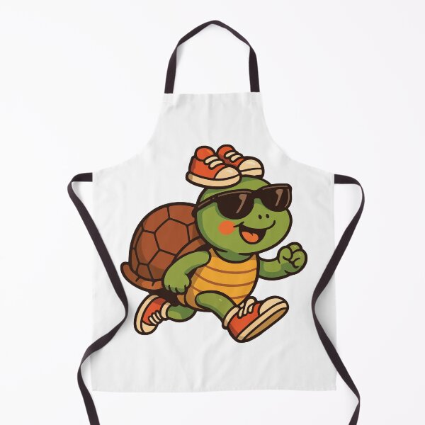 Item preview, Speedy Turtle – Cool Cartoon Turtle in Sneakers designed and sold by Emanova9.