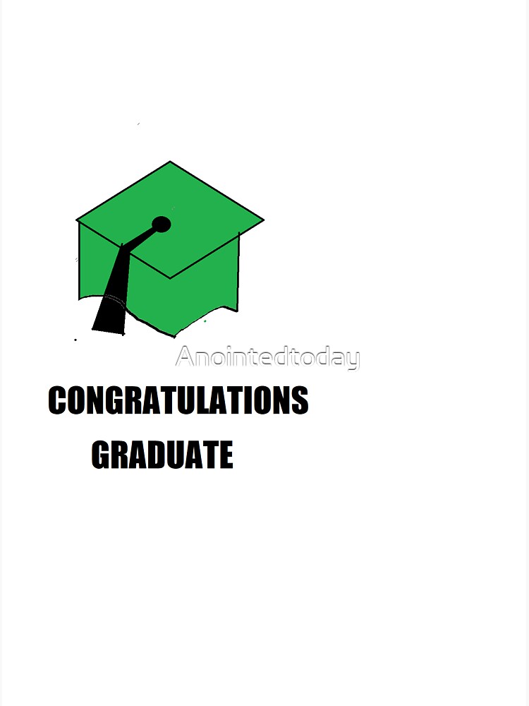 Thumbnail 3 of 3, Sticker, Congratulations Graduate designed and sold by Anointedtoday.