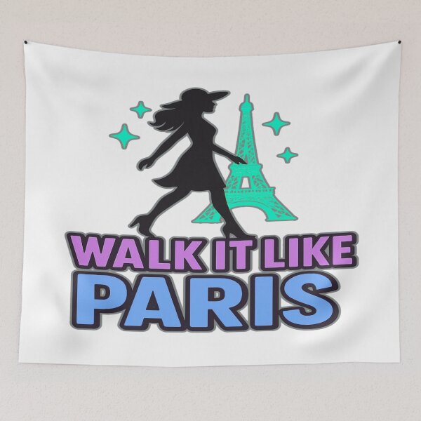 Item preview, Color Pop Paris Fashion Walk Design designed and sold by ArtbyCrystal.