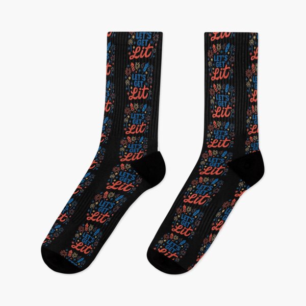 Item preview, Let’s Get Lit (Fireworks Style) designed and sold by ALITOPRINCE.