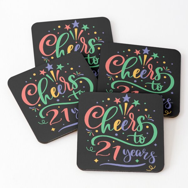 Item preview, Cheers to 21 Years designed and sold by PCStudio57.