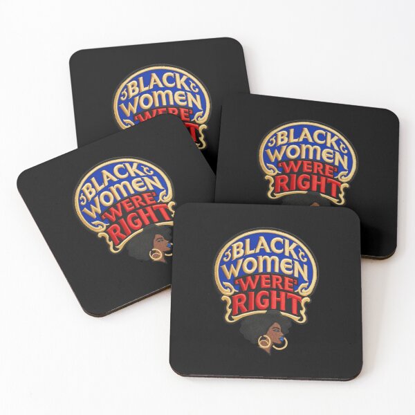 Item preview, Black Women Were Right Bold Embroidered Patch Design designed and sold by ArtDesignTp.