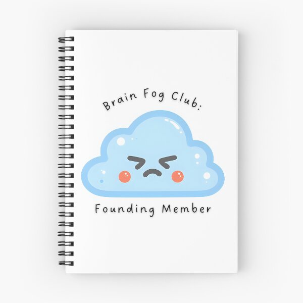 Item preview, Brain Fog Club – Founding Member Cloud Graphic designed and sold by T. E. Wilder.