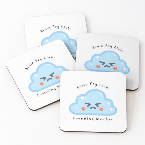 Item preview, Brain Fog Club – Founding Member Cloud Graphic designed and sold by T. E. Wilder.