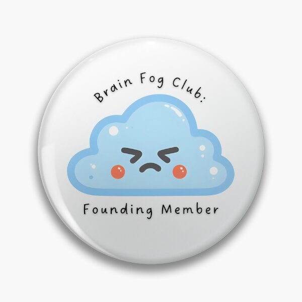 Item preview, Brain Fog Club – Founding Member Cloud Graphic designed and sold by T. E. Wilder.
