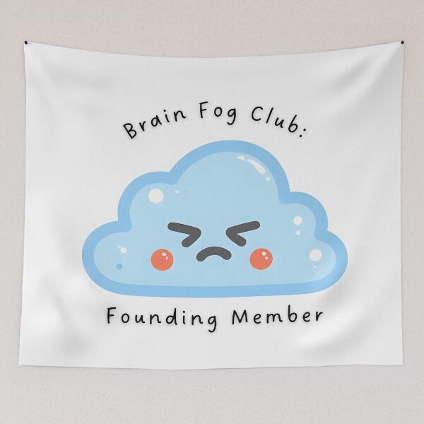 Item preview, Brain Fog Club – Founding Member Cloud Graphic designed and sold by T. E. Wilder.