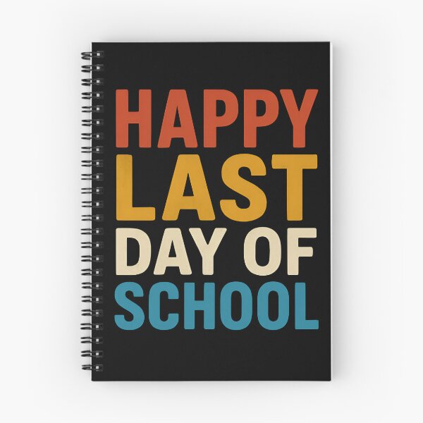 Item preview, Copy of Happy Last Day of School retro style designed and sold by ColorfulWilson.