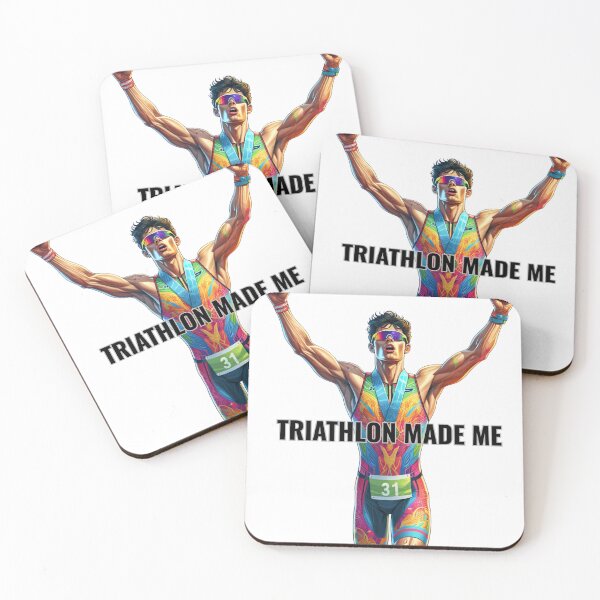Item preview, "Triathlon Made Me" — Strength. Grit. Victory. designed and sold by Triathlongram.
