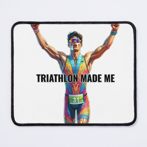 Item preview, "Triathlon Made Me" — Strength. Grit. Victory. designed and sold by Triathlongram.