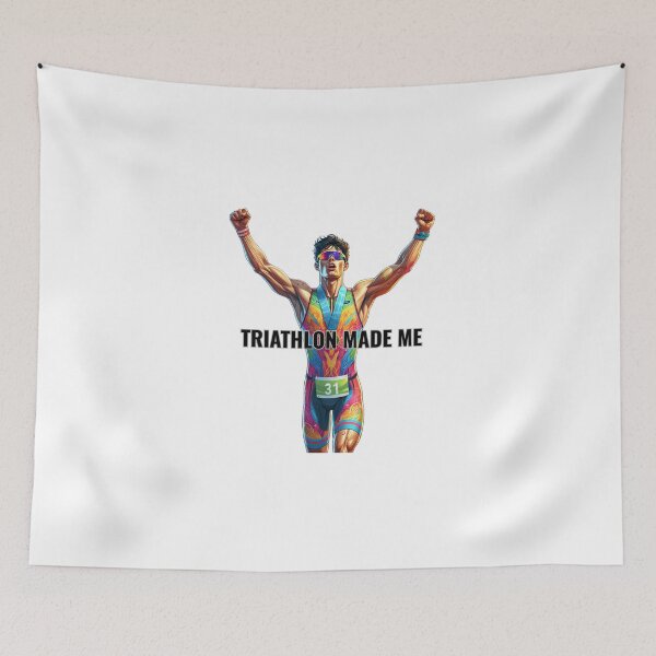 Item preview, "Triathlon Made Me" — Strength. Grit. Victory. designed and sold by Triathlongram.