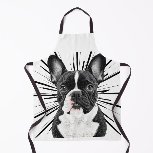 Item preview, Pointillist French Bulldog with Starburst – Artistic Frenchie Design designed and sold by Fredster1966.