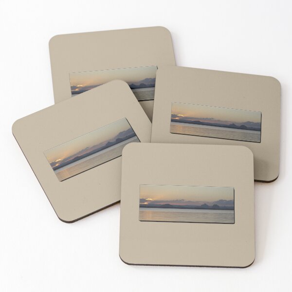 Item preview, Bribie Island Sunset with Glass House Mountains designed and sold by STHogan.