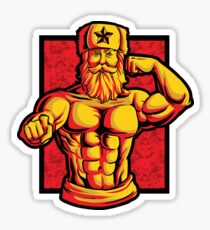 Soviets At The Gym - Training Fitness Muscles Sticker