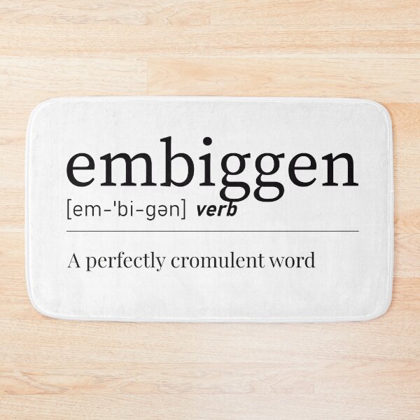 Item preview, A Perfectly Cromulent Word - Black designed and sold by SleeplessStitch.