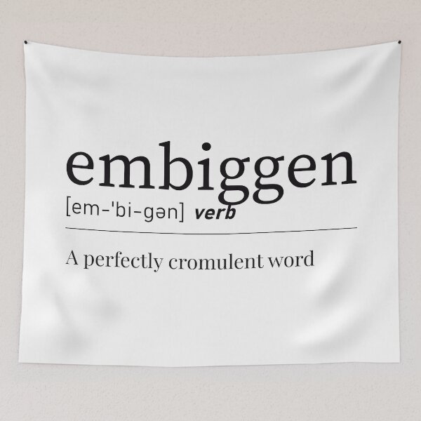 Item preview, A Perfectly Cromulent Word - Black designed and sold by SleeplessStitch.