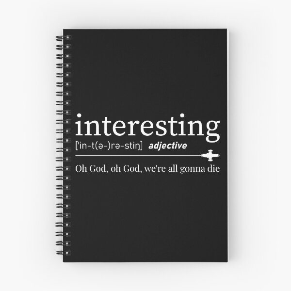 Item preview, Define "Interesting" - White designed and sold by SleeplessStitch.