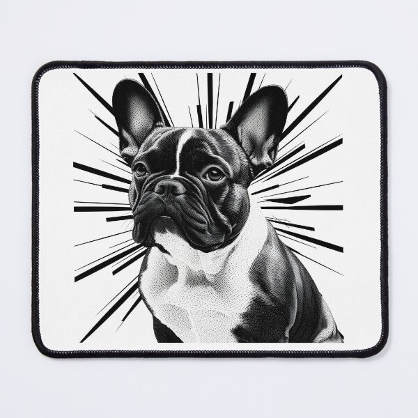 Item preview, Pointillist Frenchie with Starburst – Artistic French Bulldog Design designed and sold by Fredster1966.