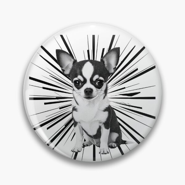 Item preview, Pointillist Chihuahua with Starburst – Colorful Art for Dog Lovers designed and sold by Fredster1966.