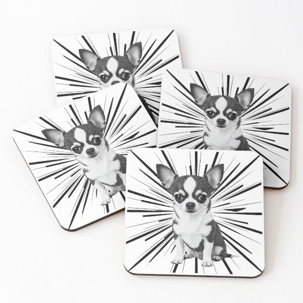 Item preview, Pointillist Chihuahua with Starburst – Colorful Art for Dog Lovers designed and sold by Fredster1966.