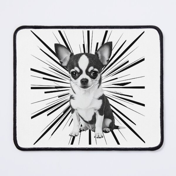 Item preview, Pointillist Chihuahua with Starburst – Colorful Art for Dog Lovers designed and sold by Fredster1966.