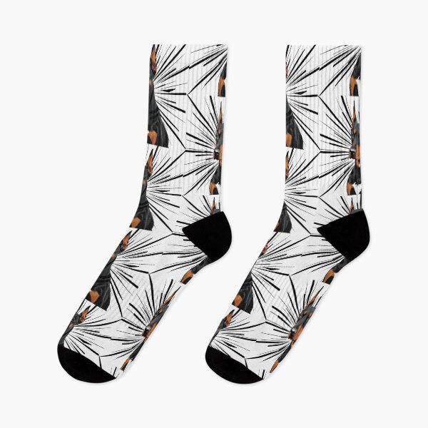 Item preview, Pointillist Doberman Pinscher with Starburst – Bold Artistic Dog Design designed and sold by Fredster1966.