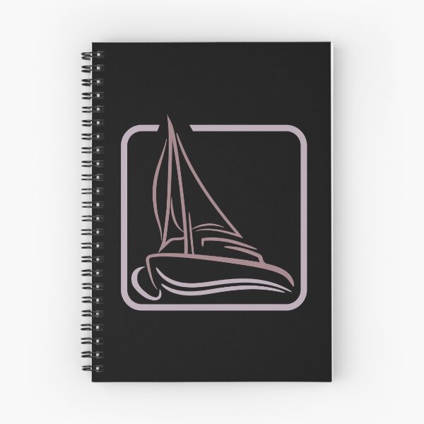 Item preview, Sailing Logo Symbol Square Sailboat Ship Captain designed and sold by shirt-o-mat.