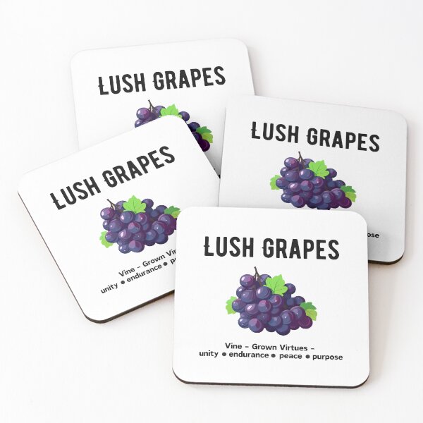 Item preview, Lush Grapes – Vine-Grown Virtues: Unity, Endurance, Peace, Purpose designed and sold by WHDProduction45.