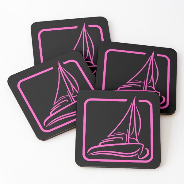 Item preview, Sailing Logo Symbol Square Sailboat Ship Captain designed and sold by shirt-o-mat.