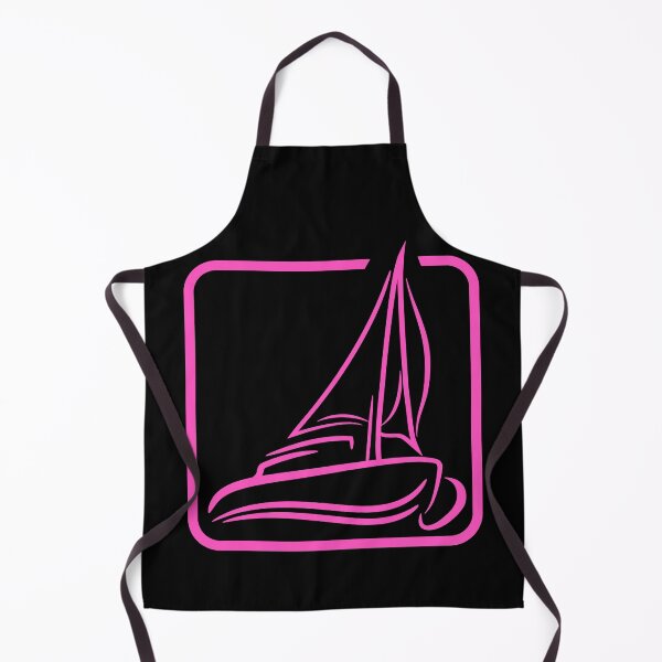 Item preview, Sailing Logo Symbol Square Sailboat Ship Captain designed and sold by shirt-o-mat.