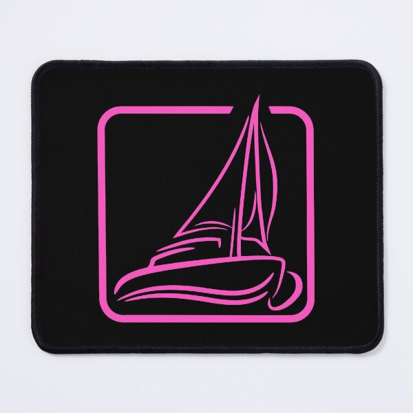 Item preview, Sailing Logo Symbol Square Sailboat Ship Captain designed and sold by shirt-o-mat.