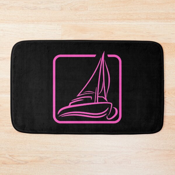 Item preview, Sailing Logo Symbol Square Sailboat Ship Captain designed and sold by shirt-o-mat.