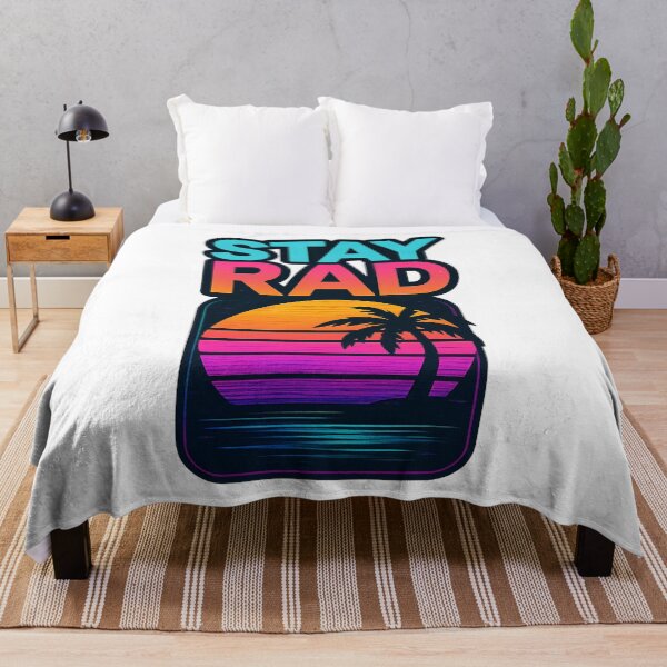 Artikelvorschau, Stay Rad – 80er-Sonnenuntergangsstimmung entworfen und verkauft von mikoscha.