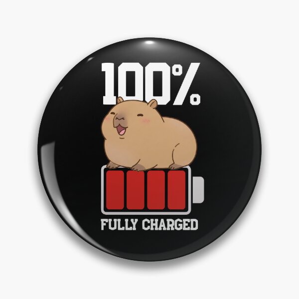 Item preview, 100% Fully Charged Capybara designed and sold by The magic  Yellow bus.