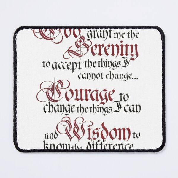 Item preview, Serenity Prayer designed and sold by SipNStich.