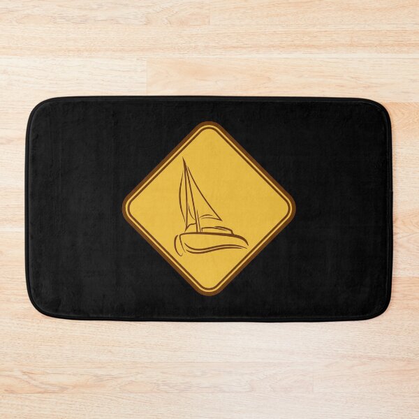 Item preview, Sailboat Sign Note Caution Warning Symbol Danger designed and sold by shirt-o-mat.