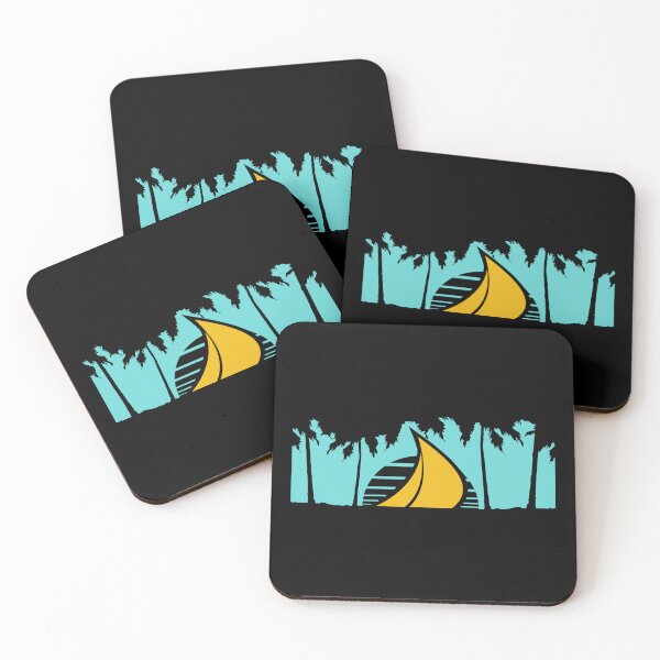 Item preview, Ship Sun Palm Trees South Sea Evening Cool Sunset designed and sold by shirt-o-mat.
