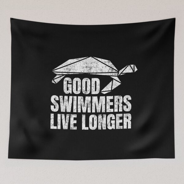 Item preview, Good swimmers live longer turtles designed and sold by peter2art.