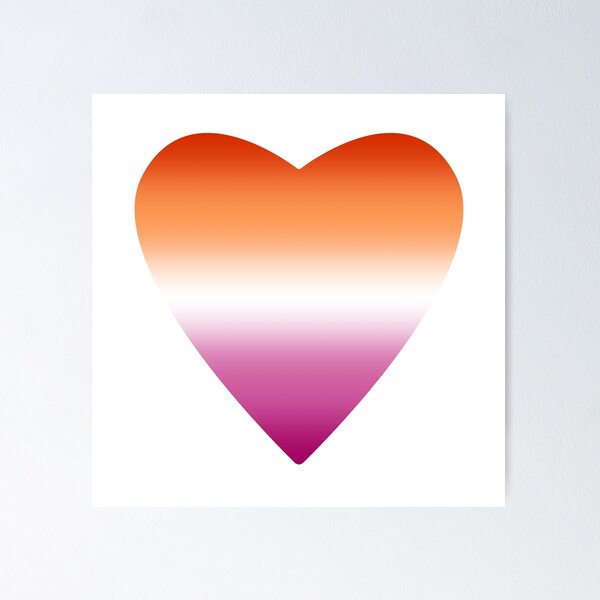 Item preview, Sapphic Lesbian Pride Heart Subtle designed and sold by sapphostickers.