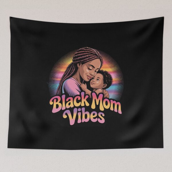 Item preview, Black Mom Vibes - Proud Mama designed and sold by Peter Stawicki.