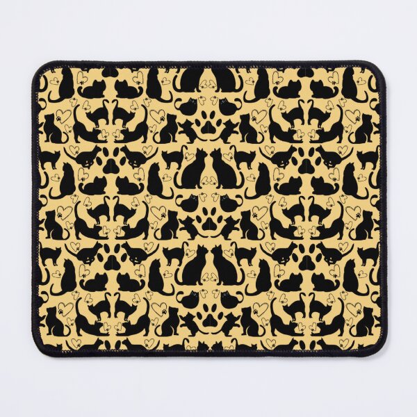 Item preview, Black Cat Lover Pattern Collection – Journals, T-Shirts & Mugs designed and sold by Humanity brush .