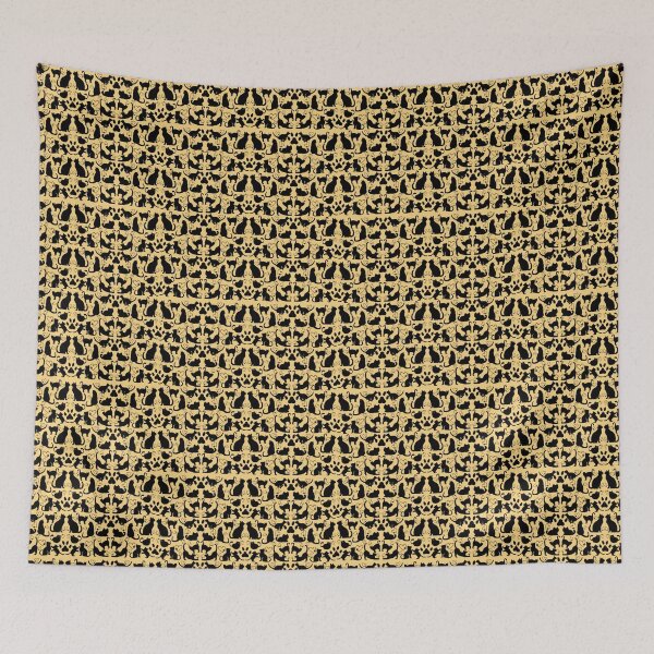 Item preview, Black Cat Lover Pattern Collection – Journals, T-Shirts & Mugs designed and sold by Humanity brush .