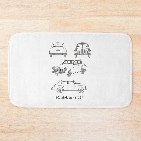 Item preview, FX Holden 48-215 – 1948 Black Line Technical Drawing designed and sold by Michael van der Hoorn.