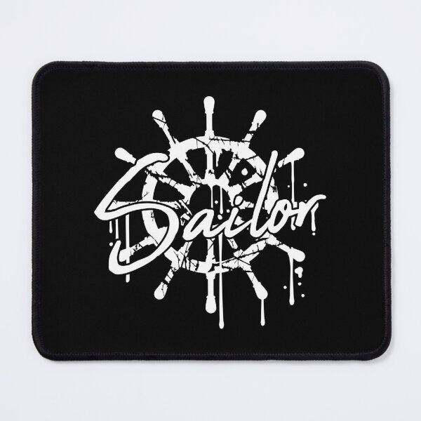 Item preview, Sailor Ship Steering Wheel Graffiti Drops Sailing designed and sold by shirt-o-mat.