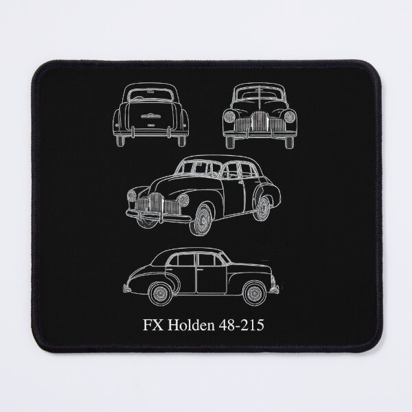 Item preview, 1948 FX Holden 48-215 Blueprint – Classic Aussie Wireframe Car Design designed and sold by Michael van der Hoorn.