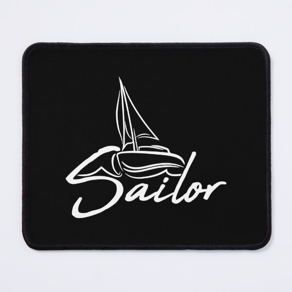 Item preview, Sailor Text Logo Sail Crew Fun Ship Boat Symbol designed and sold by shirt-o-mat.