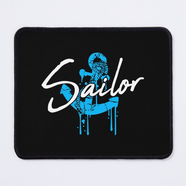 Item preview, Sailor Anchor Graffiti Drops Sailing Text Saying designed and sold by shirt-o-mat.