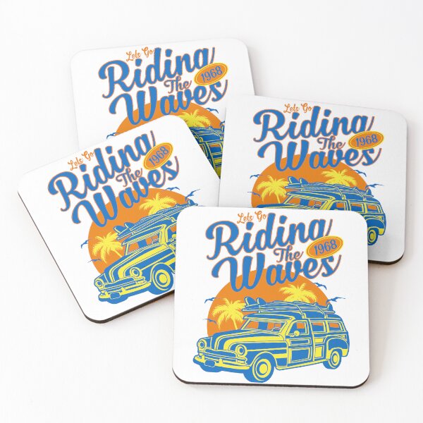 Item preview, Riding The Surf Waves designed and sold by The Vintage Retro Store.