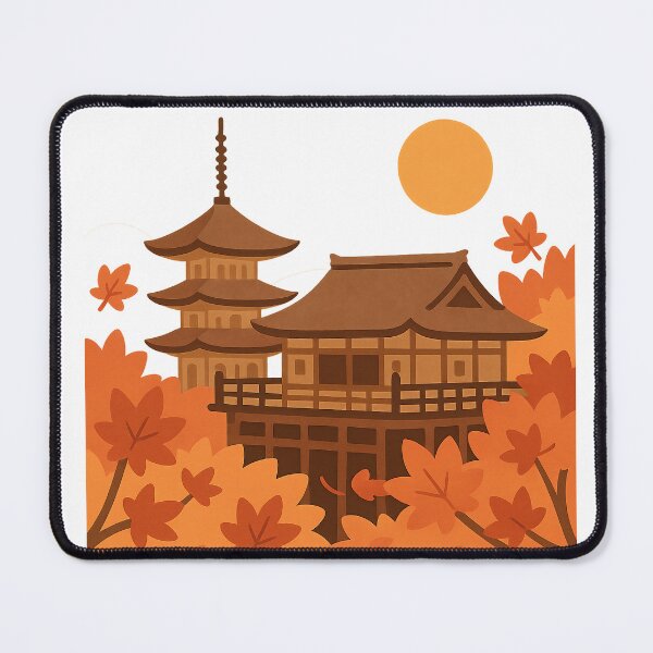 Item preview, Kiyomizu-dera in Autumn – Kyoto Maple Dream designed and sold by NipponPop.