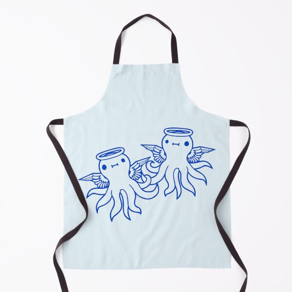 Item preview, 2 octopus angel team two friends wings halo flying designed and sold by shirt-o-mat.