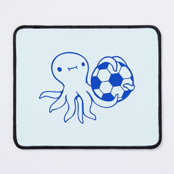 Item preview, Octopus playing soccer ball holding goalkeeper fun designed and sold by shirt-o-mat.